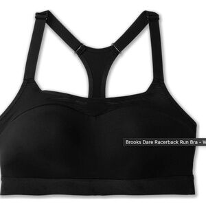 🖤Brooks 34C (32 DD) Black Adjustable Racerback Run Sports Bra 🖤
